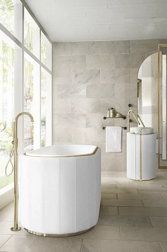 Lavabo Sur Colonne Imperial White
