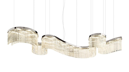 Lustre Serpent Argenté