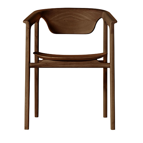 Chaise Duna en Frêne Marron