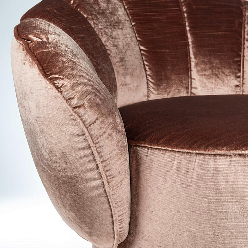 Fauteuil Kidman rose poudré