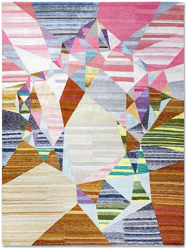 Tapis noué main Cœur Luxe