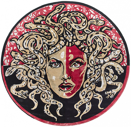 Tapis Art Déco Rond de Luxe