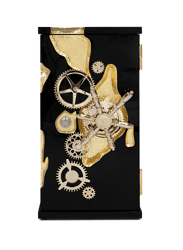 Coffre-Fort Luxe Millionaire Noir & Or