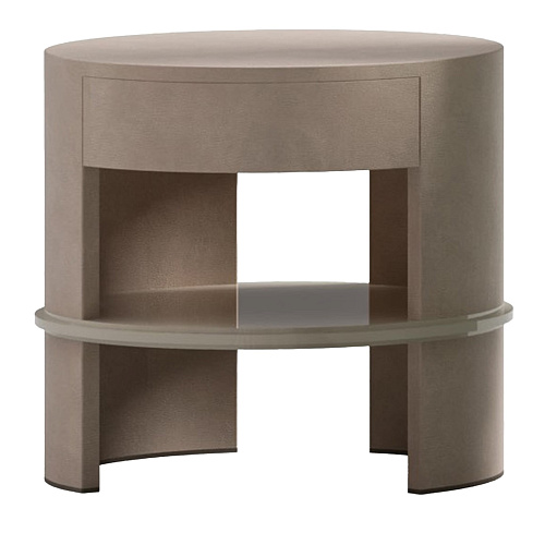 Table de Chevet Liam en Cuir
