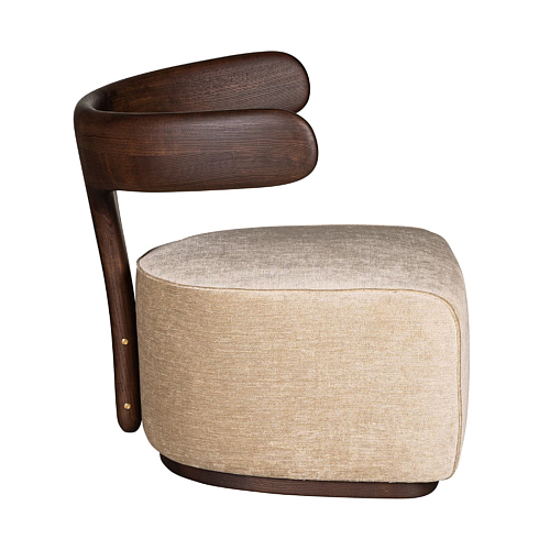 Fauteuil beige Moby Dick