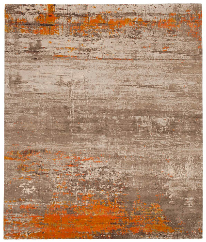 Tapis Artwork 19 Multicolore Orange