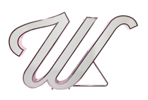 Lettre Lumineuse Wondrous W