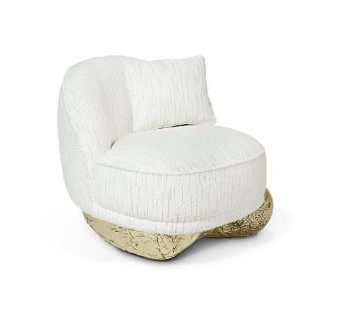 Fauteuil Angora II Blanc