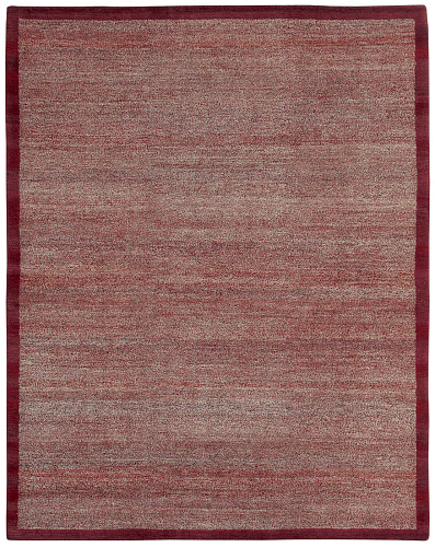 Tapis Mauro Bordure Rouge Foncé