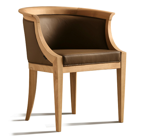 Chaise Roberta avec accoudoirs