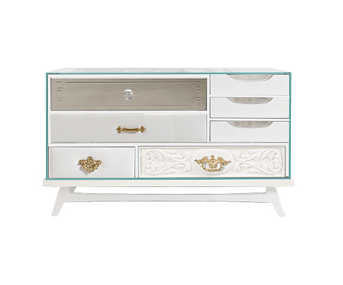 Table de Chevet Blanche Miro