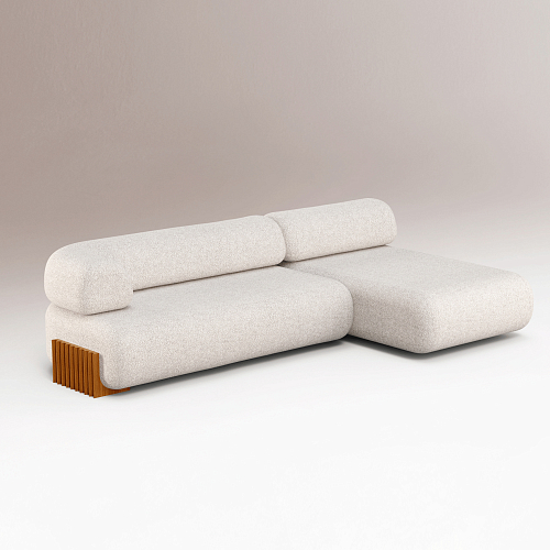 Canapé modulable Carmel en bois