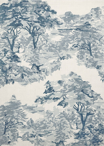 Tapis Landscape Toile Bleu Clair