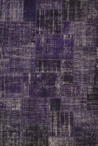 Tapis Patchwork Violet Foncé