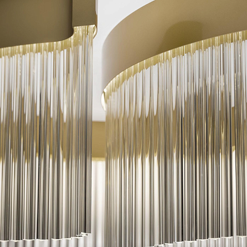 Lustre Sculpture Contemporaine Mezza Luna