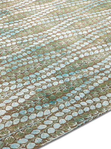 Tapis tissé main Bleu Électrique