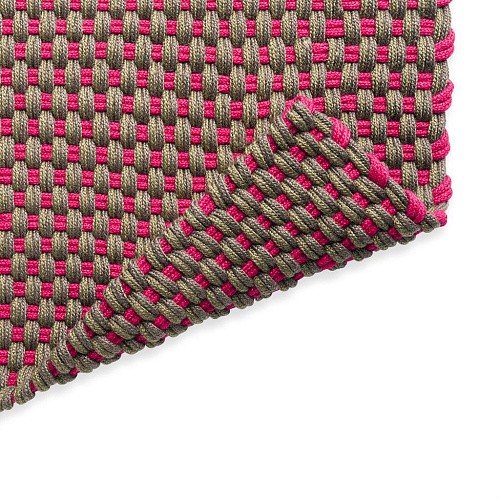 Tapis d’extérieur Dentelle Tricolore Thym/Gris/Rose