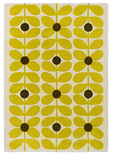 Sixties Stem Yellow Tapis