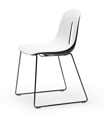 Chaise Gotham SL Noir et Blanc