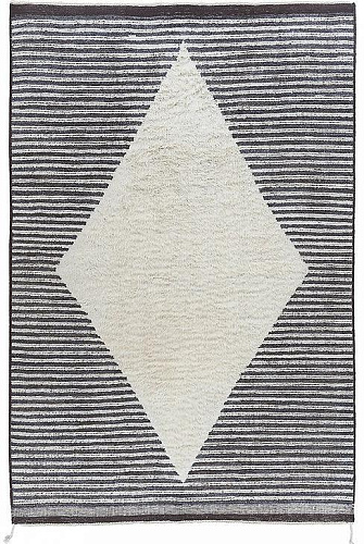 Tapis Losanges Noué à la Main