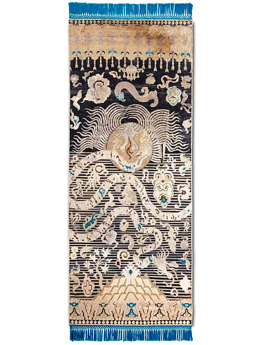 Tapis noué main Dragon