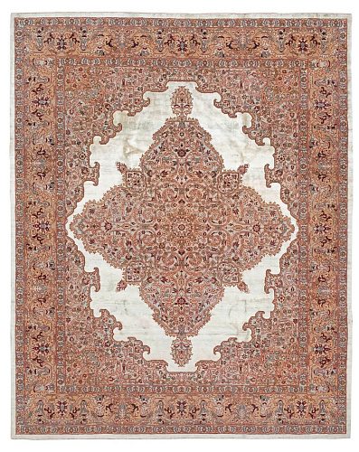 Tapis Tabriz Fashion Bleu Bleu Bébé Soie