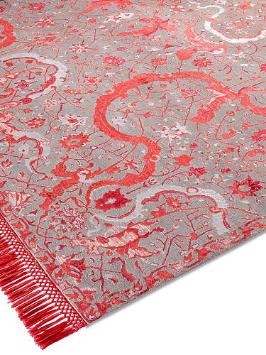 Tapis de luxe Tabriz Rouge