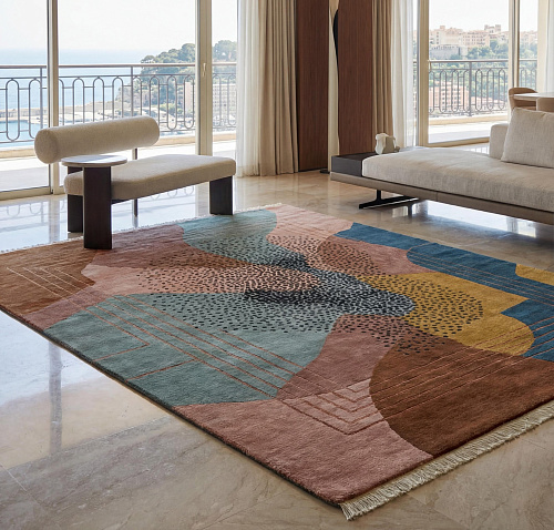 Tapis fait main Organic Layers
