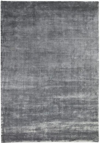 Tapis Uni Viscose Gris