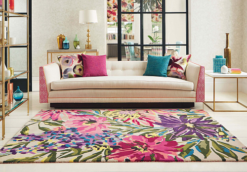 Tapis Floreale Fuchsia 44905