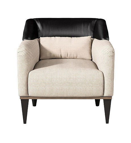 Fauteuil Occasionnel Noir / Beige