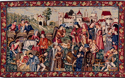 Tapisserie Marché du Vin avec Bordure