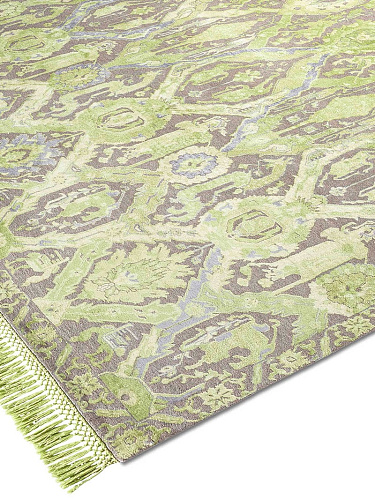 Tapis de luxe fait main KavaBagh Vert
