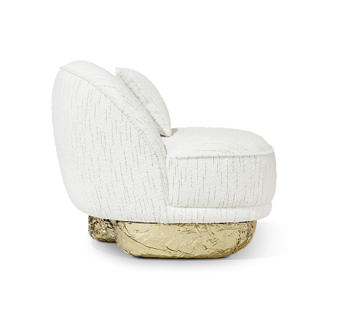 Fauteuil Angora II Blanc