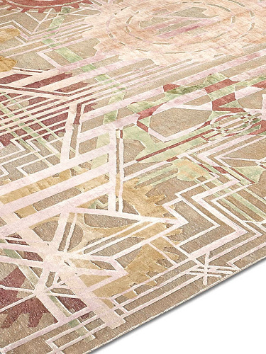 Tapis fait main de luxe Couleur Silencieuse