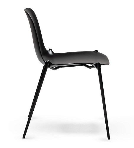 Chaise Dogo S Noire (Lot de 2)