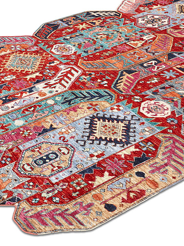 Tapis fait main de luxe Multiforme