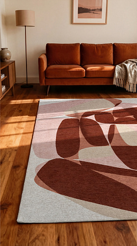 Tapis Stones Cherry Mocha