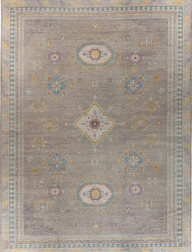 Tapis en Laine Khotan Noué à la Main