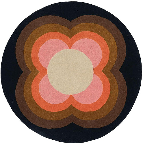 Tapis Rond Sunflower Rose 060005