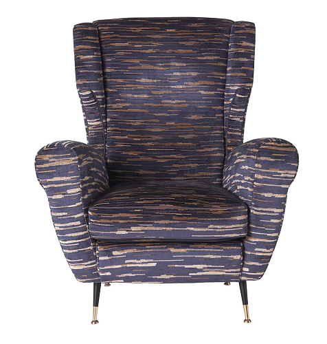 Fauteuil rayé