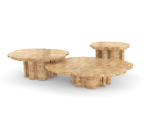 Set de Tables Basses Peuplier Fortuna (x3)