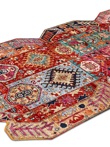 Tapis fait main de luxe Multiforme
