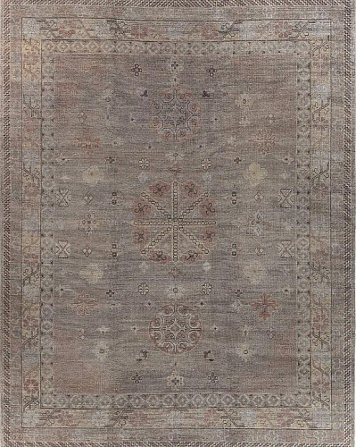 Tapis en Laine Khotan Noué à la Main