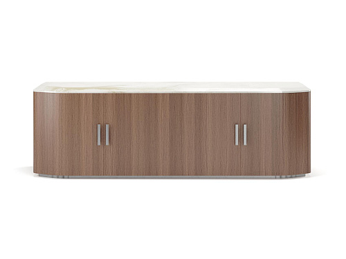 Buffet en bois et marbre Bruce