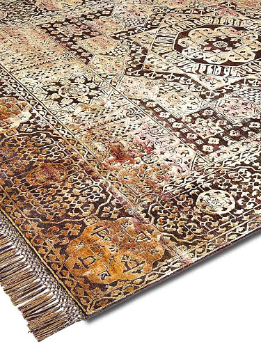 Tapis tissé main Fraise Dorée