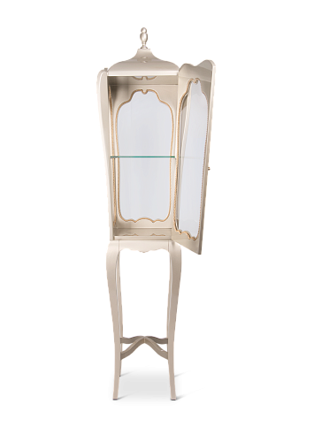 Vitrine Étroite Crème Empire