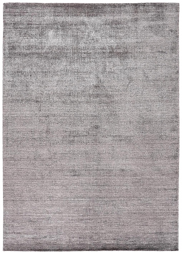 Tapis en Soie de Bambou Argenté