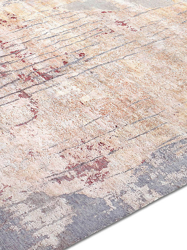 Tapis noué main de luxe Stéréo Multicolore