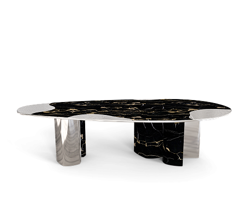 Table Athena Portoro & Argent